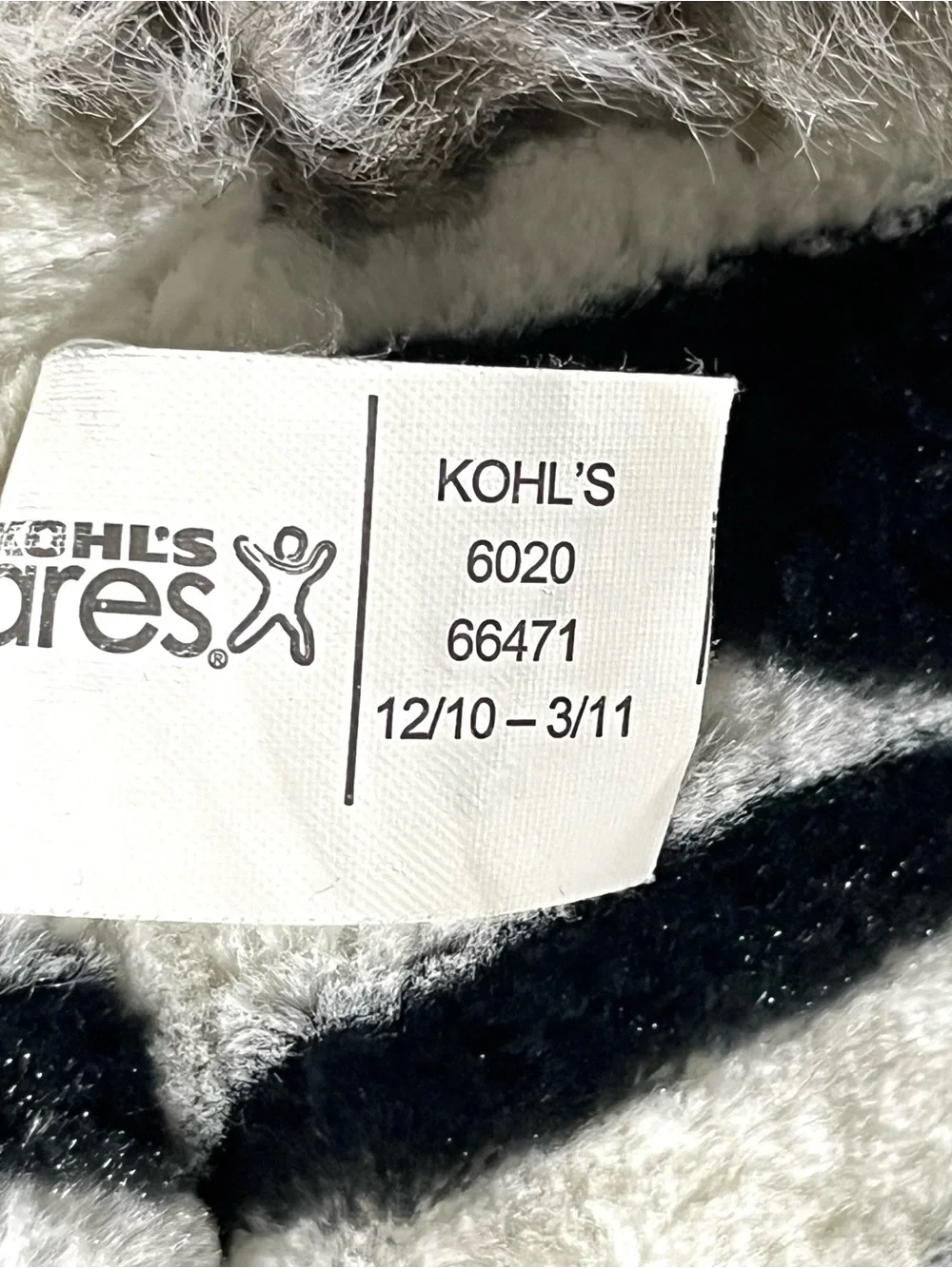 Kohls Cares Animal Planet Zebra Plush Toy